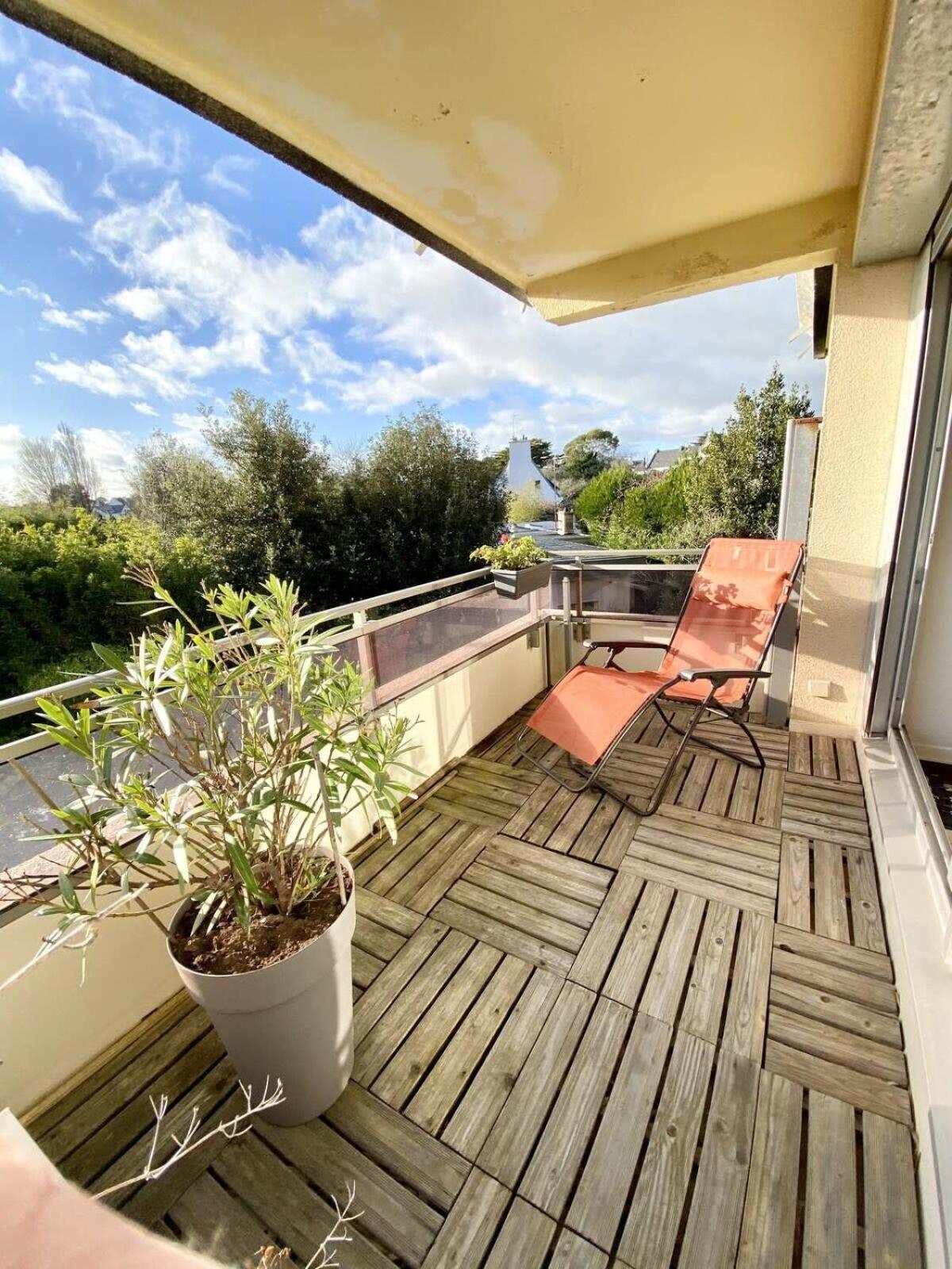 Charmant T3 Cosy A 2 Pas Du Bourg Et Des Plages Larmor-Plage Exterior foto